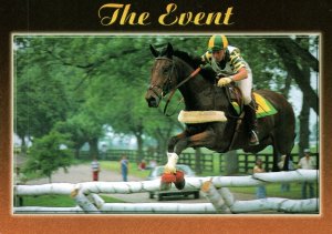 VINTAGE CONTINENTAL SIZE POSTCARD THE EVENT KENTUCKY HORSE PARK LEXINGTON