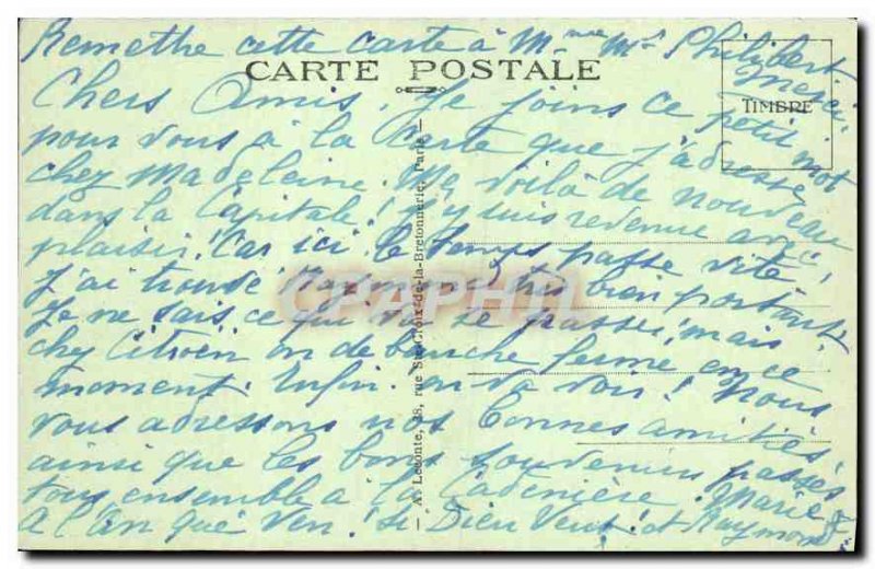 Postcard Old Paris La Fleche Notre Dame