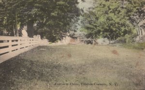 Vintage Postcard 1921 Fairview Drive Clinton Corners New York Artino Post Cards