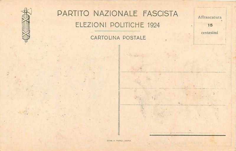 Anti-Bolshevik propaganda Italy National Fascist Party 1924 election franco lira