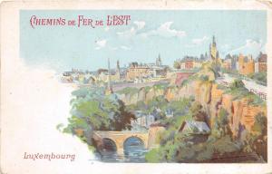 B93943 chemins de fer de l est luxembourg litho