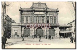 Beziers Old Postcard The Theater