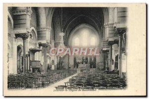 Postcard From Old Rambouilet Interieur I & # 39Eglise