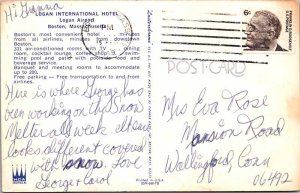 Postcard HOTEL SCENE Boston Massachusetts MA AO2139