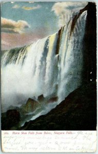 M-23095 Horse Shoe Falls from Below Niagara Falls Ontario Canada