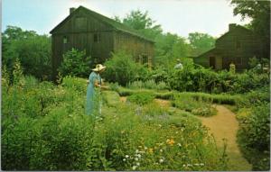 Old Sturbridge Village Massachusetts -  Women working in Herb Garden