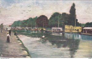 Houseboats at OXFORD , England , 00-10s ; TUCK