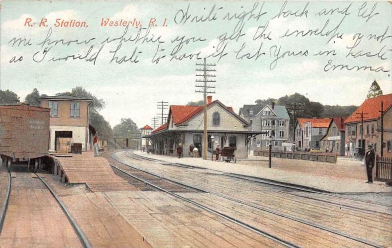 Rhode Island  Westerly  N.Y.N.H and  H.R.R.   Railroad  Station