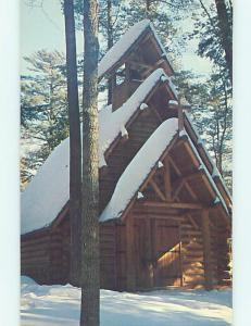 Unused Pre-1980 HARTWICK PINES CHAPEL CHURCH Grayling Michigan MI L4054