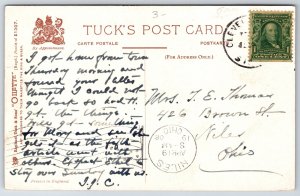 Frances Brundage Easter~Angel Greets 3 Women~Tomb Of Jesus~He Is Risen~TUCK~1908