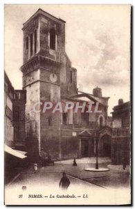 Old Postcard Nimes La Cathedrale