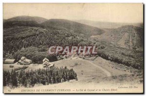 Old Postcard Clermont Ferrand The Col de Ceyssat hotel and chalets