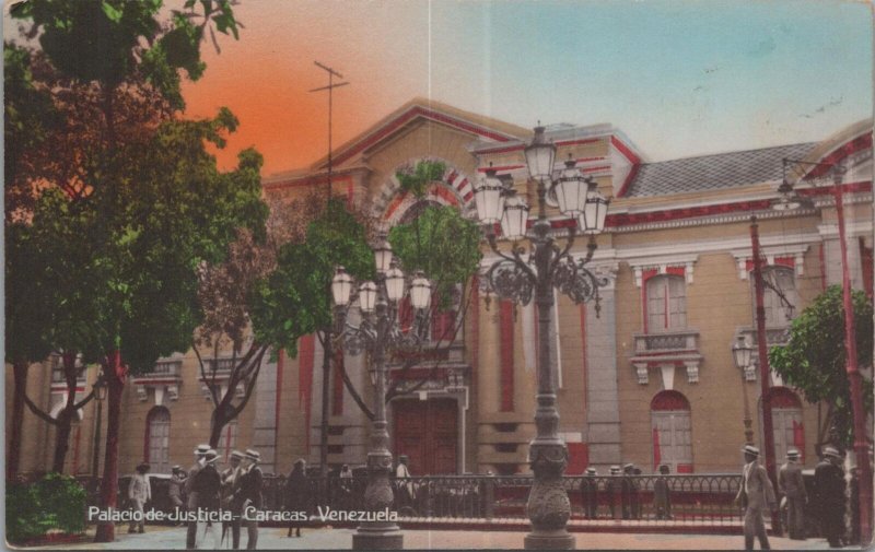 Postcard Palacio de Justicia Caracas Venezuela