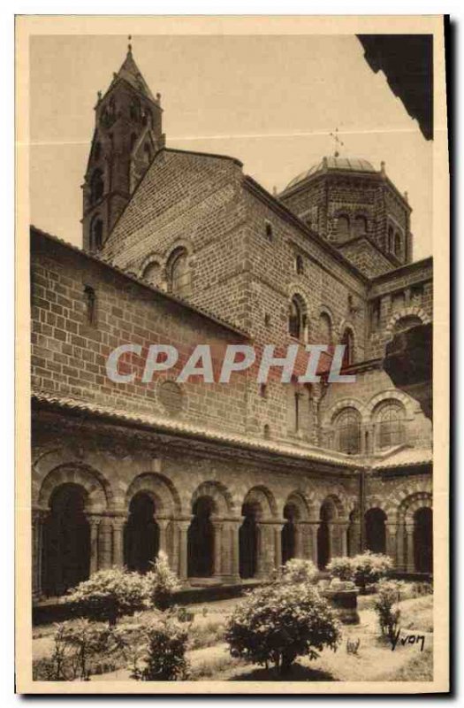 Old Postcard Le Puy Haute Loire Court and Cloister Gallery