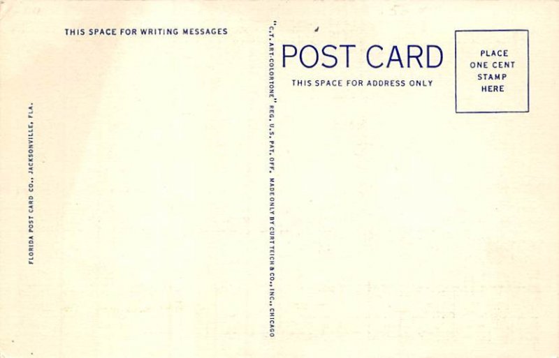 Thomas A Edison Bridge Fort Myers FL Postcard