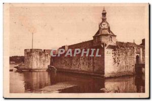 Old Postcard Concarneau The walled town Les Remparts