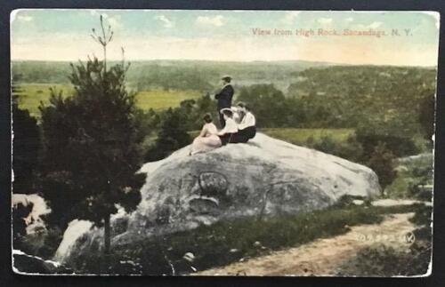 View from High Rock Sacandaga NY 1914 