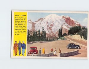 Postcard Mount Rainier, Washington