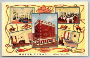 Hotel  Texas  Fort Worth  Postcard