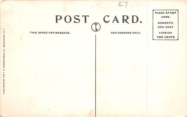 Whitehall Home of Fred H Gordon Brockport, New York Postcard