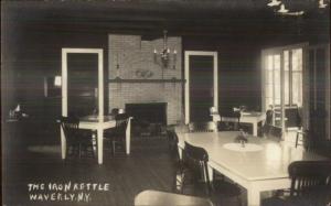 Waverly NY The Iron Kettle Interior c1910 Real Photo Postcard #2