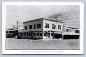 J92/ Kingman Arizona Postcard c1940s Central Commercial Company  13