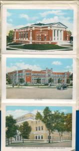 Bloomington ILLinois il souvenir postcard folder foldout 1930