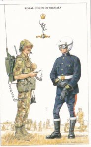 British Military Uniforms Royal Corps Of Signals Corporal & Palace Despatch R...