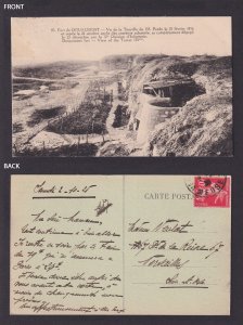 FRANCE 1925, Vintage postcard, Fort Douaumont, Posted