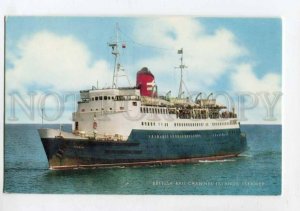 400629 UK Rail channel islands steamer ship Sarnia postcard