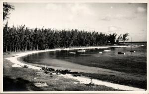 mauritius maurice, GRAND PORT, La Baie Bleue (1950s) RPPC