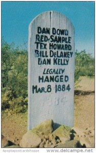 Typical Burial Place In Boothill Graveyard Tombstyone Arizona