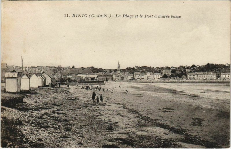 CPA BINIC La Plage et le Port a Maree Basse (1147885)