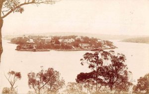 Clarke's Point Woolwich Australia Lane Cove River Real Photo Postcard AA101