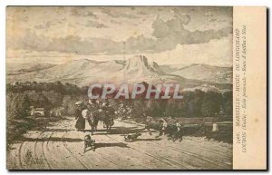 Old Postcard Museum of Longchamp Marseille Loubon Route Antibes to Nice