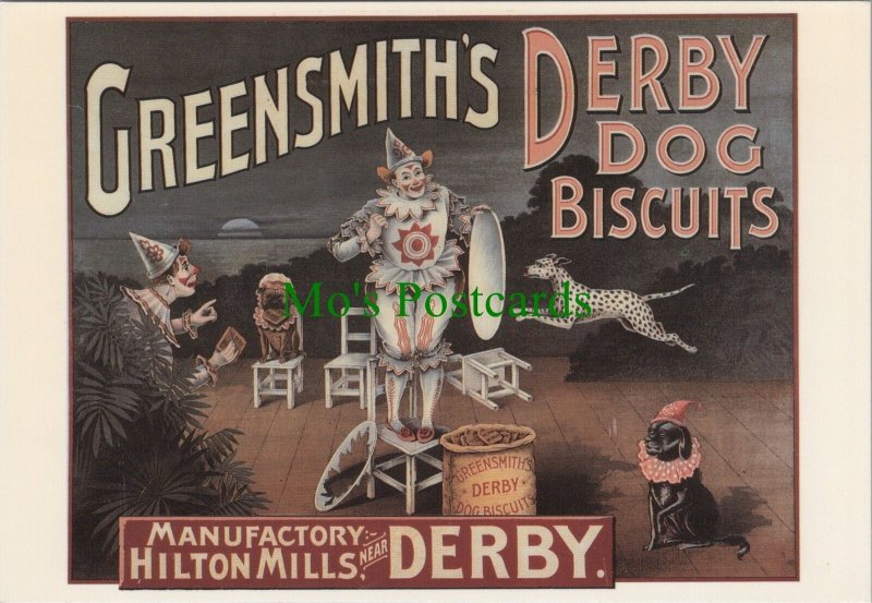 Advertising Postcard - Greensmith's Derby Dog Biscuits Ref.RR15177