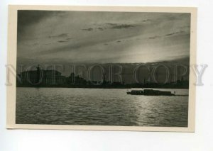 487723 1953 Leningrad pleasure boat in evening Neva ed. 25000 LFH photo