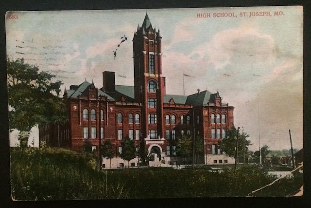 High School, St. Joseph, Mo. 1910 A.C. Bosselman & Co.