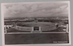 Mint 1936 Germany Olympics Reich Sport Field Stadium Real Picture Postcard RPPC 