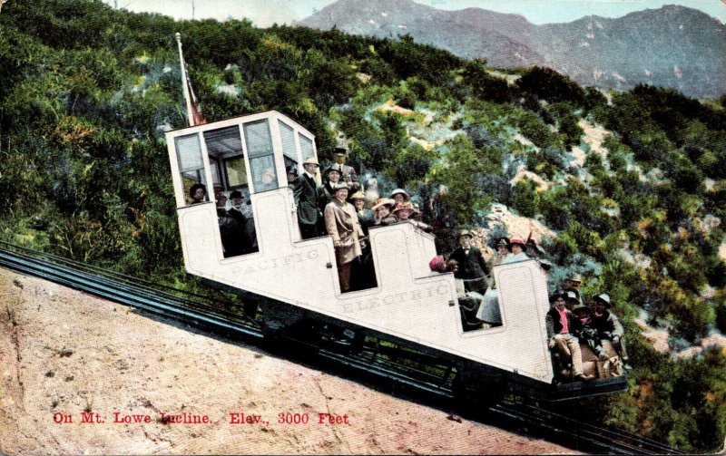 California On Mt Lowe Incline Pacific Electric Railway