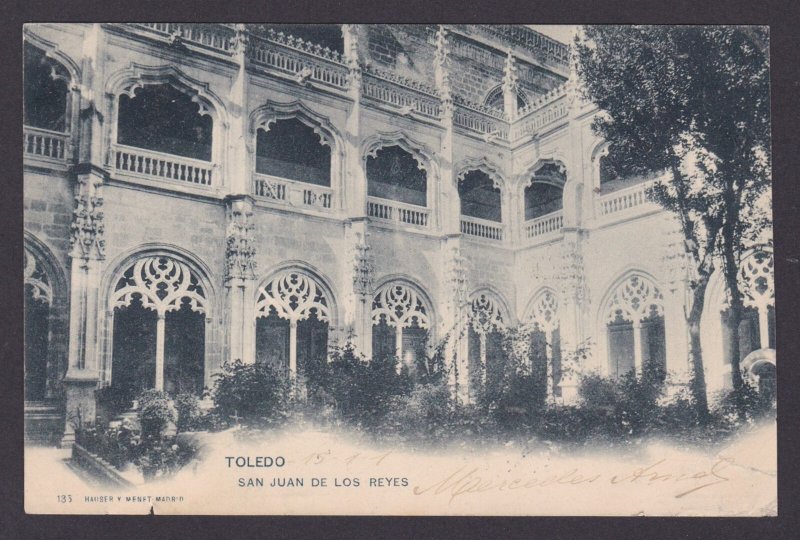 SPAIN, Vintge postcard, Toledo, Monastery of San Juan de los Reyes