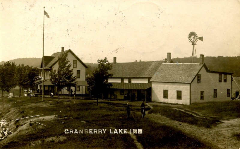 NY - Adirondacks, Cranberry Lake. Cranberry Lake Inn.  *RPPC    