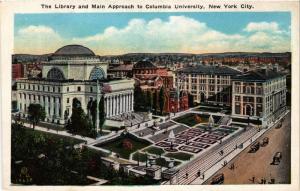 CPA AK The Library& Main Approach to Columbia Unvsty NEW YORK CITY USA (790205)