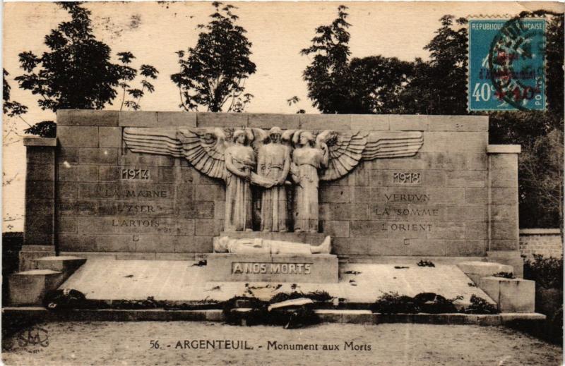 Carte Postale Ancienne Argenteuil (95) - La Cité-Jardins Et La Crise Du Logement 1920