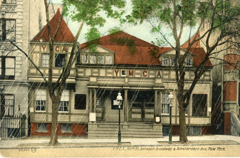 Postcard Early View of YMCA on Amsterdam Avenue, New York, NY.   aa6