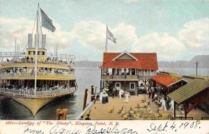 Steamer Albany Kingston Point New York 1908 postcard