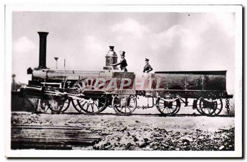 Postcard Old Train Locomotive Company 11 Saint Lo of Paris Rouen