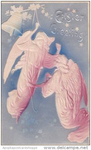 Easter Greetings Angels Ringing Bell 1908