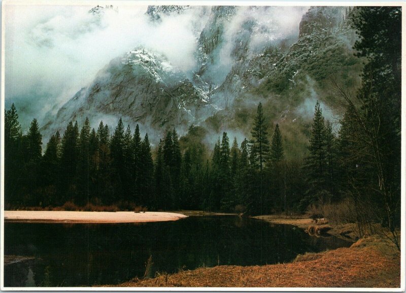 postcard Mity Moods at Yosemite National Park - oversized 5 x 7