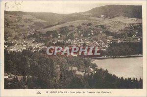 Old Postcard Gerardmer View from the Path of the Ants
